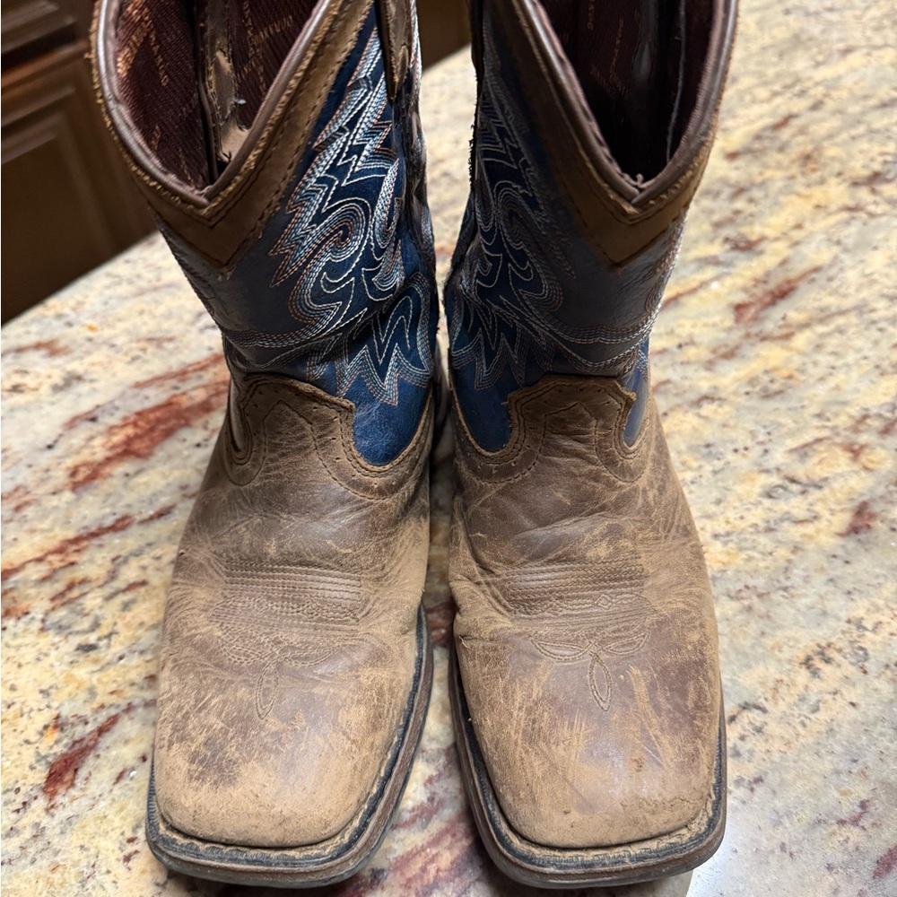 Durango Tan and Brown Western Boots